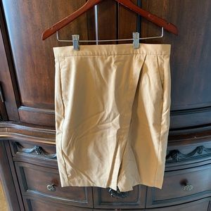 🆕 Banana Republic 🍌 Camel asymmetrical skirt 🍌